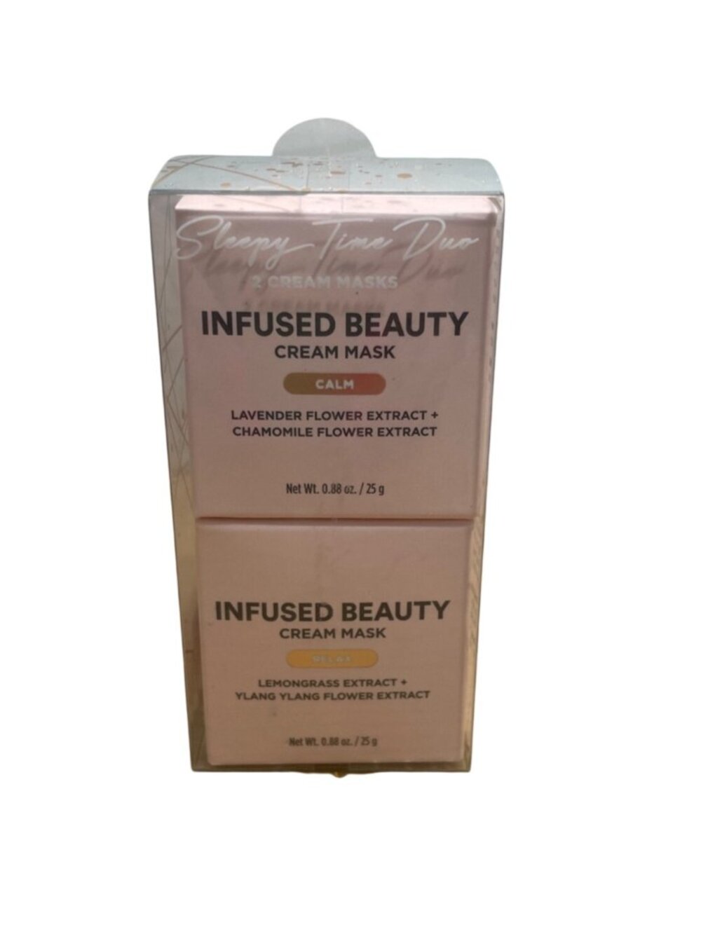 Ulta Beauty Sleepy Time Duo Infused Cream Masks Relax & Calm .88 Oz Set of 2 New